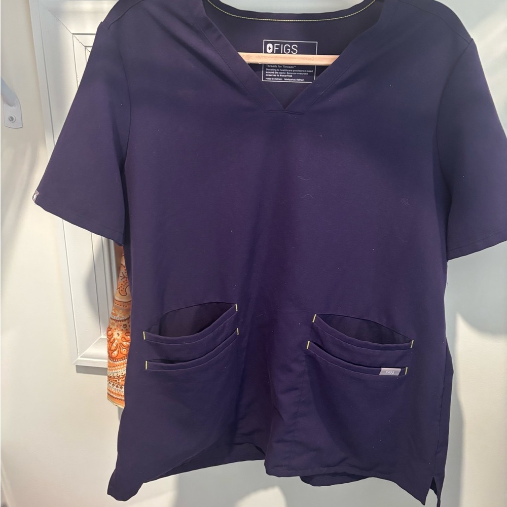 FIGS Women's Purple JamTop